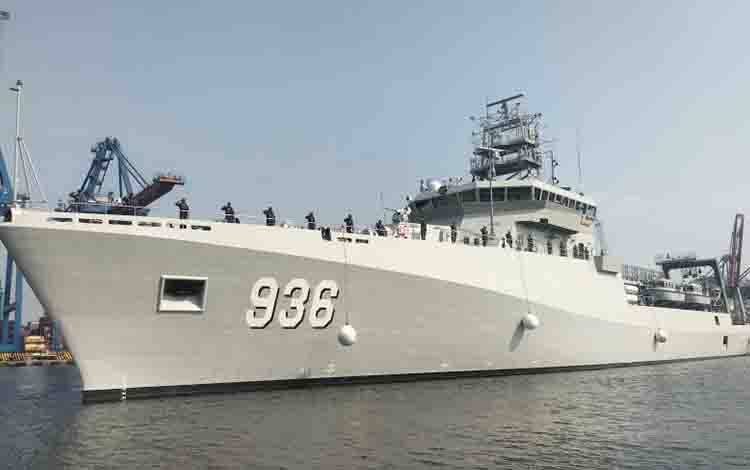 TNI AL Terima KRI Penyelamat Kapal Selam Pertama di Indonesia