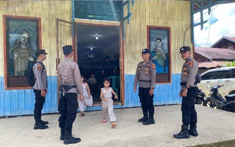 Polres Gunung Mas Pastikan Ibadah Kenaikan Yesus Kristus Berjalan Aman
