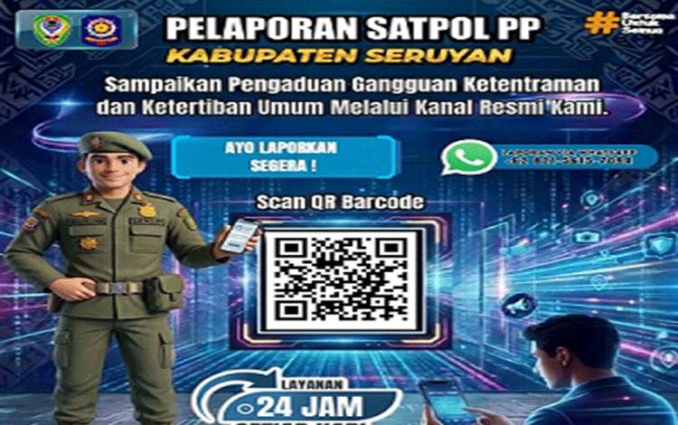 Satpol PP Seruyan Ajak Warga Laporkan Gangguan Ketertiban Lewat SIGAP Pol PP