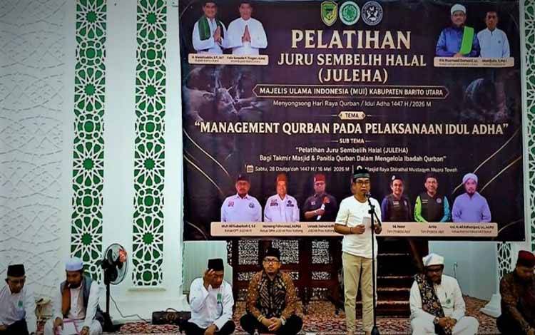 MUI Barito Utara Tingkatkan Profesionalisme Juru Sembelih Hewan Kurban