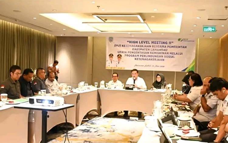 Bupati Lamandau Tekankan Peran Jaminan Sosial Ketenagakerjaan untuk Tekan Angka Kemiskinan