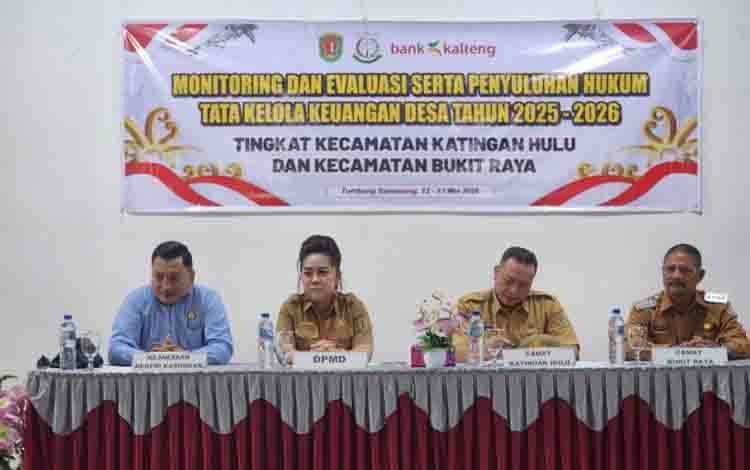 DPMD Katingan Gelar Monev dan Penyuluhan Hukum di Dua Kecamatan