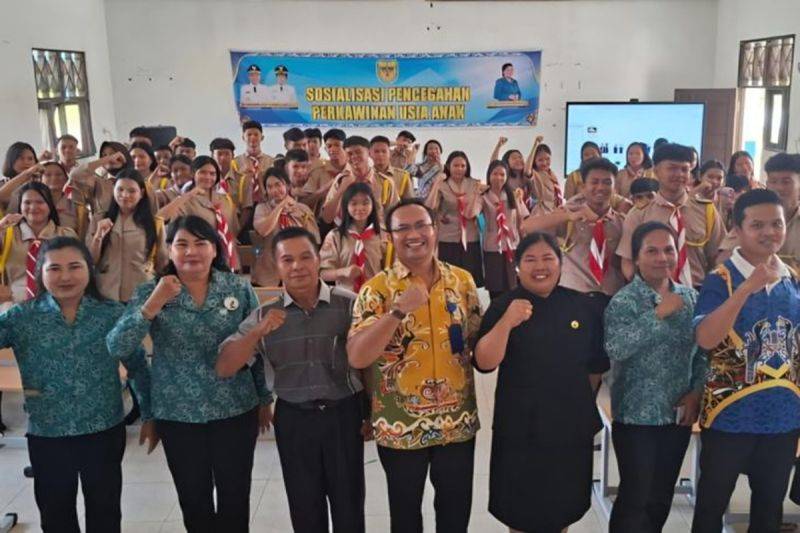 Pemkab Gunung Mas Gencarkan Pencegahan Perkawinan Anak di Sekolah