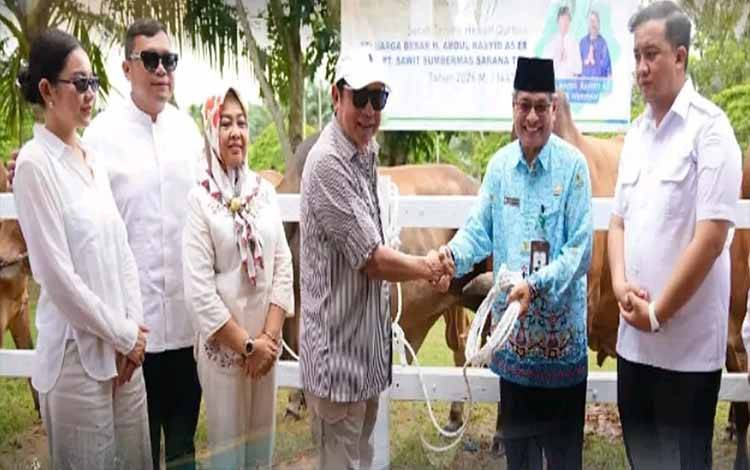 Lamandau Terima 22 Sapi Kurban dari H. Abdul Rasyid AS, Pemkab Apresiasi Dukungan Dunia Usaha