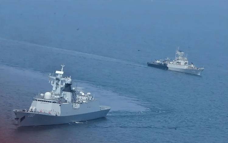 TNI AL Gelar Latihan Tempur dengan Angkatan Laut Pakistan