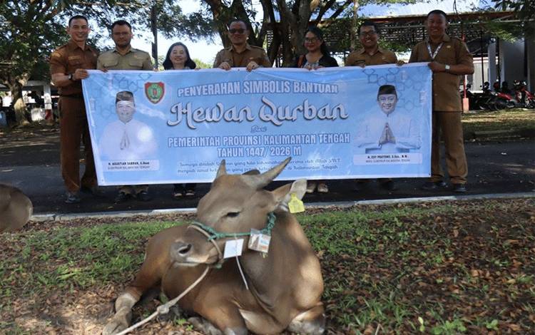 Pemkab Seruyan Terima Hewan Qurban dari Pemprov Kalteng