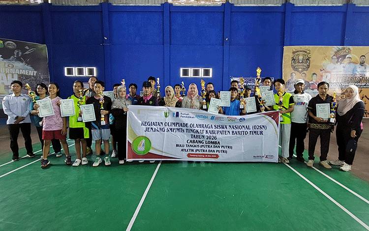 Atlet Pelajar Terbaik Bartim Siap Berlaga di O2SN SMP Tingkat Provinsi