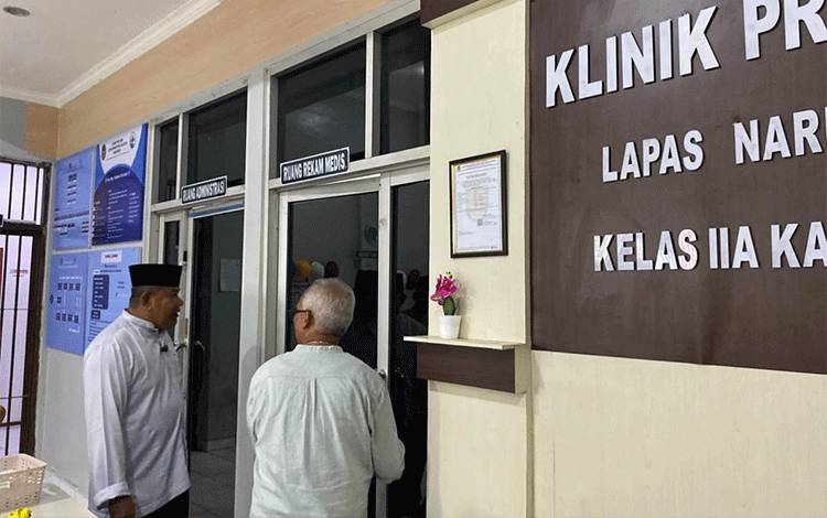 Kakanwil Ditjenpas Kalteng Tinjau Dapur dan Klinik Lapas Narkotika Kasongan