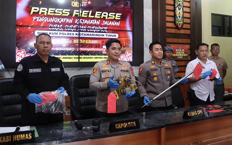 Kasus Pencurian Sawit di Kotim Tinggi, Dalam 5 Bulan Polisi Amankan 78 Tersangka
