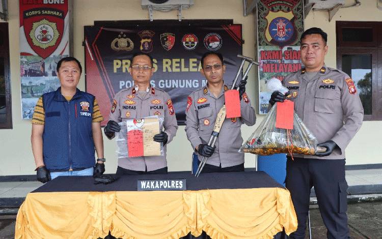Polres Gunung Mas Berhasil Ungkap 5 Kasus Kejahatan Jalanan Periode Januari-Mei 2026