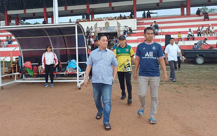 Bupati Kotim Apresiasi Persiapan HNR Cup 2, Harap Bangkitkan Sepakbola Daerah