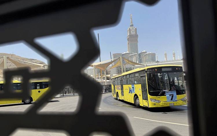Layanan Bus Shalawat Kembali Beroperasi Penuh di Makkah