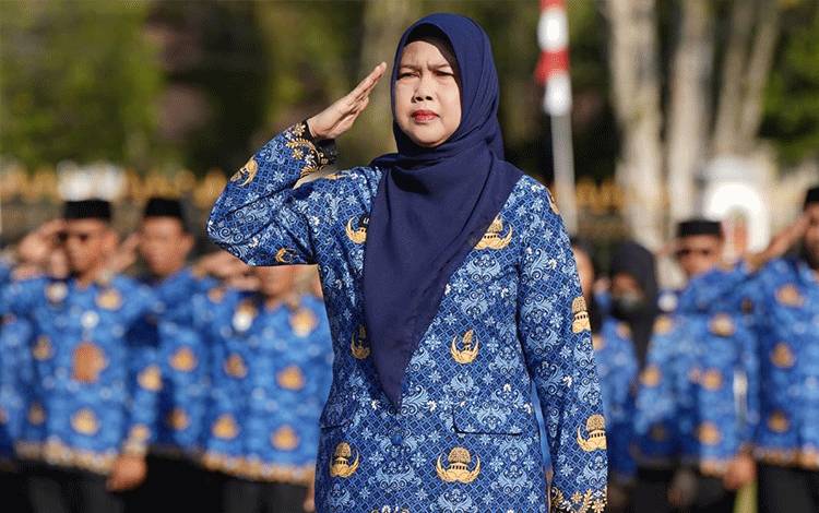 BKD Kalteng Ajak ASN Amalkan Nilai Luhur dan Tingkatkan Pelayanan BerAKHLAK di Moment Hari Lahir Pancasila