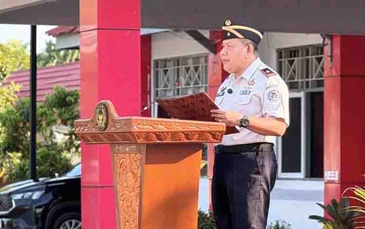 Kakanwil Ditjenpas Kalteng Ajak Petugas dan Warga Binaan Hidupkan Nilai Pancasila