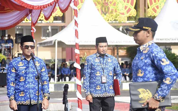 Pemkab Pulang Pisau Gelar Upacara Hari Lahir Pancasila, Bupati Tekankan Semangat Pengabdian