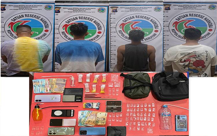 Polisi Ungkap Jaringan Narkoba di Sebuah Hotel di Seruyan, Sorang Tersangka Merupakan Tenaga Kesehatan