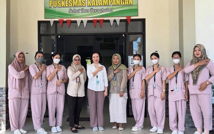 Puskesmas Kalampangan Terima Kunjungan Dosen Poltekkes Kemenkes Palangka Raya
