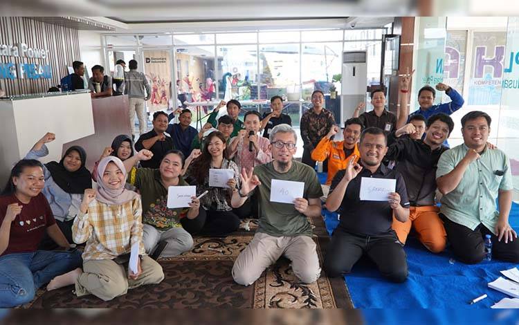 Tingkatkan Wellbeing Positif Karyawan, PLTU Pulang Pisau Gelar Lomba Cerdas Cermat dan Rangking 1