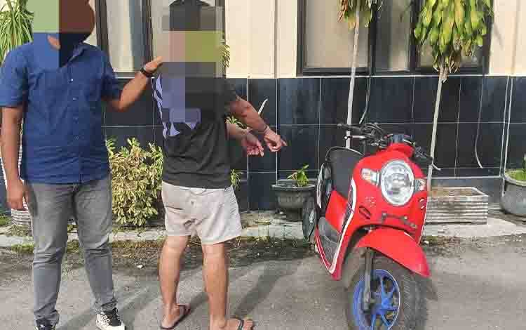 Gasak Motor di Halaman Masjid untuk Judi Online, Pria 37 Tahun Diamankan Polsek Pahandut