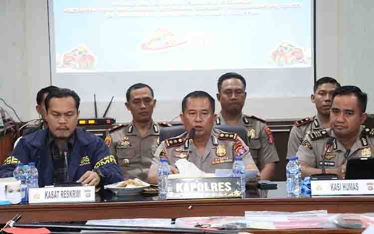 Empat Tindak Pidana 3C Berhasil Dibongkar, Polres Bartim Amankan Delapan Pelaku