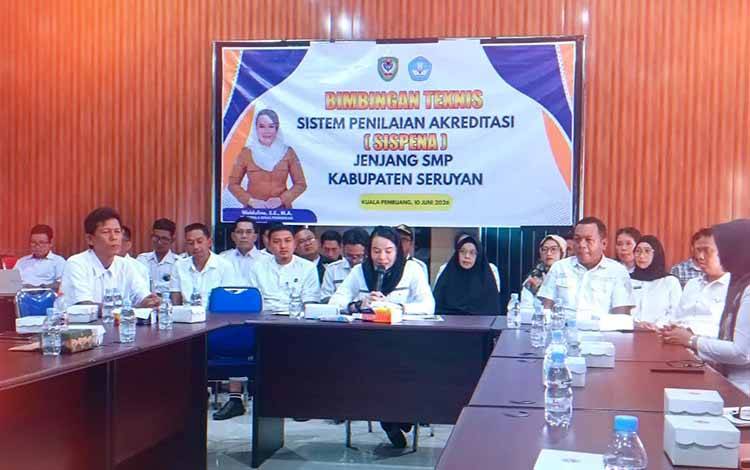 Disdik Seruyan Gelar Kegiatan SISPENA SMP untuk Dorong Peningkatan Mutu Pendidikan Berkelanjutan