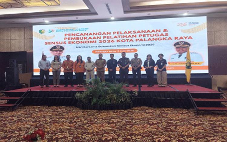 Pertumbuhan Ekonomi Palangka Raya Tertinggi di Kalteng, Sensus Ekonomi Jadi Dasar Penyusunan Kebijakan