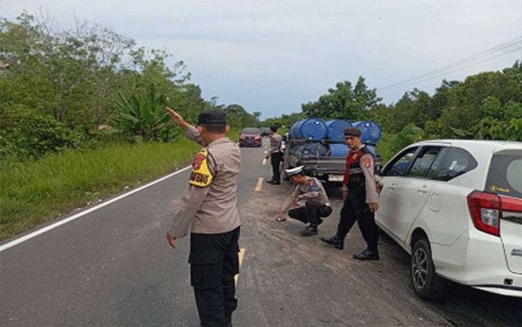 Penyebab Tabrakan Beruntun Tiga Kendaraan di Trans Kalimantan Pulang Pisau Masih Diselidiki