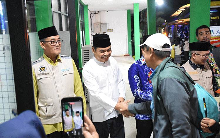 Jemaah Haji Kloter 6 Tiba di Embarkasi Banjarmasin