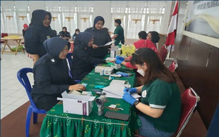 Lapas Perempuan Palangka Raya Gelar Cek Kesehatan Gratis dan Deteksi Dini Kanker Serviks Bersama Puskesmas Kayon