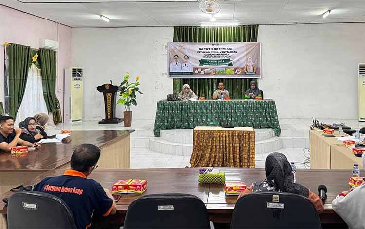 Seruyan Susun Juknis Penyaluran Cadangan Pangan 2026, Plh Sekda Tekankan Tepat Sasaran