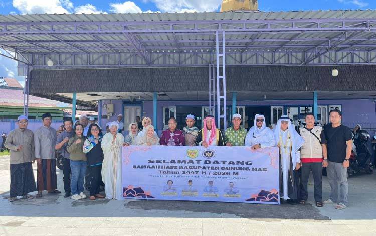 Pemkab Gunung Mas Sambut Kepulangan Jemaah Haji