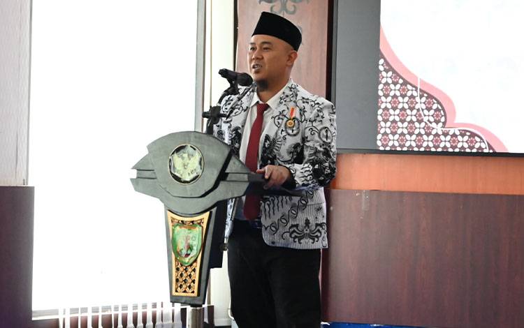 Ketua PGRI Kalteng Tegaskan Tiga Prioritas Organisasi, Guru Bartim Diminta Perkuat Profesionalisme