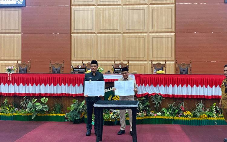 Tiga Perda Disahkan, Pemko Palangka Raya Perkuat Pembangunan dan Pelayanan Publik