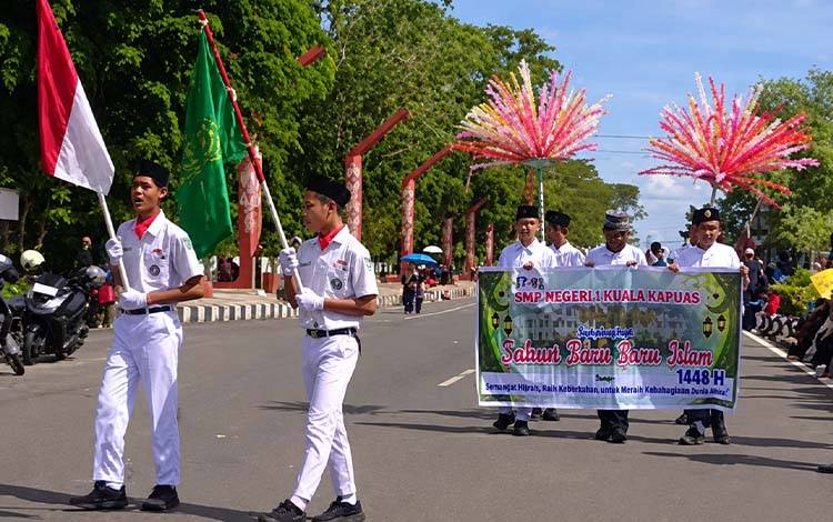 Pawai 1 Muharram di Kuala Kapuas Diikuti 119 Grup Peserta