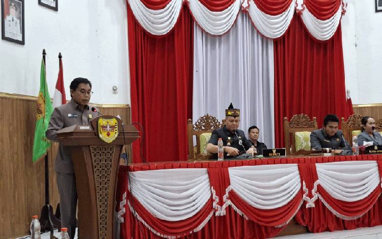 DPRD Gunung Mas Ajukan Raperda tentang Pemberdayaan Usaha Mikro dan Pengembangan Ekonomi Kreatif