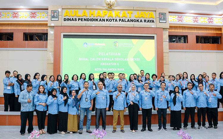 Disdik Palangka Raya Gelar Pelatihan Calon Kepala Sekolah