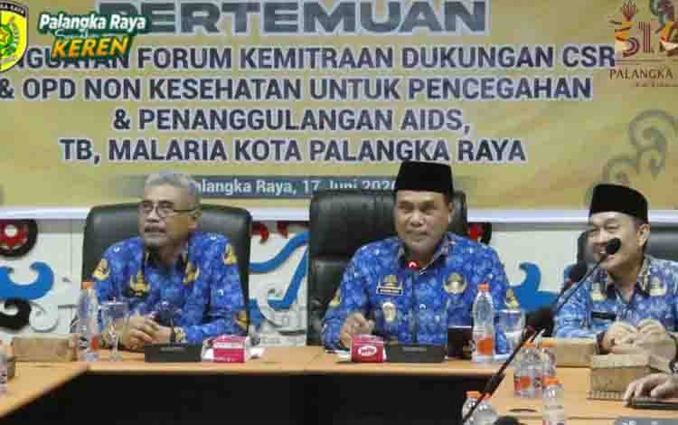 Pemko Palangka Raya Perkuat Sinergi Kejar Target Bebas AIDS, TB, dan Malaria