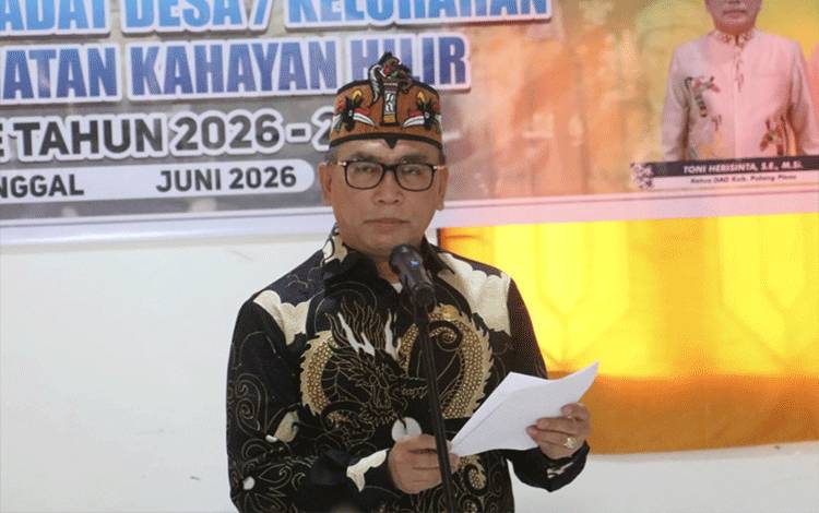 Sekda Pulang Pisau Minta Mantir Adat Jadi Garda Terdepan Jaga Kearifan Lokal