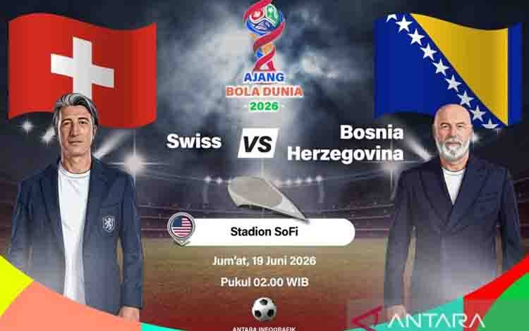 Swiss Raih Kemenangan Pertama Usai Gilas Bosnia dan Herzegovina 4-1