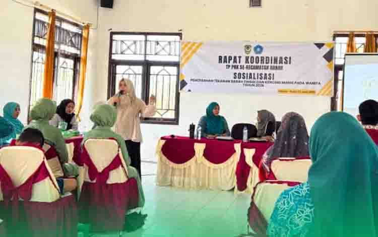 Dinkes Seruyan Sosialisasikan Program Prioritas Kesehatan kepada Organisasi Wanita di Pembuang Hulu