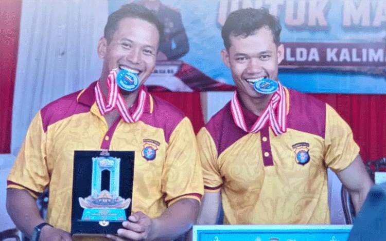 Satbrimob Polda Kalteng Raih Juara/I Lomba Besei Kambe