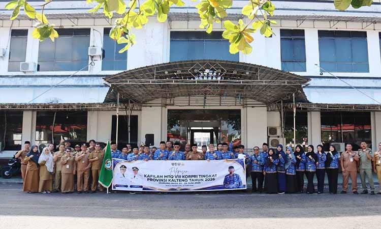 Wakil Bupati Lepas Kafilah Seruyan Ikuti MTQ VIII KORPRI Kalteng 2026