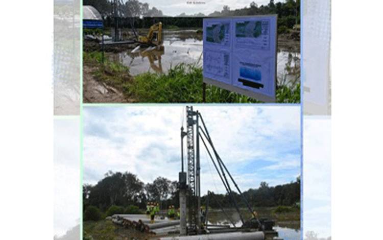 Dua Jembatan Gantung di Palangka Raya Mulai Dibangun