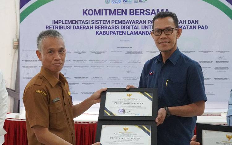 Sembilan Perusahaan Terima Apresiasi Pemkab Lamandau atas Kontribusi Pajak Daerah