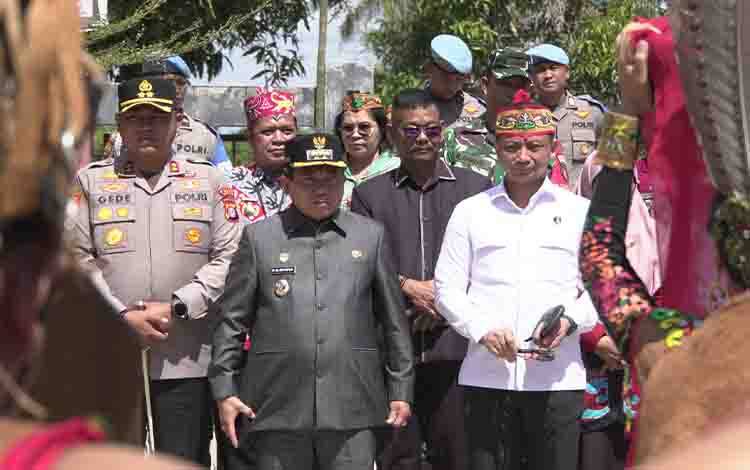 Tim Bareskrim Polri Lakukan Penilaian Kampung Bebas Narkoba di Kapuas
