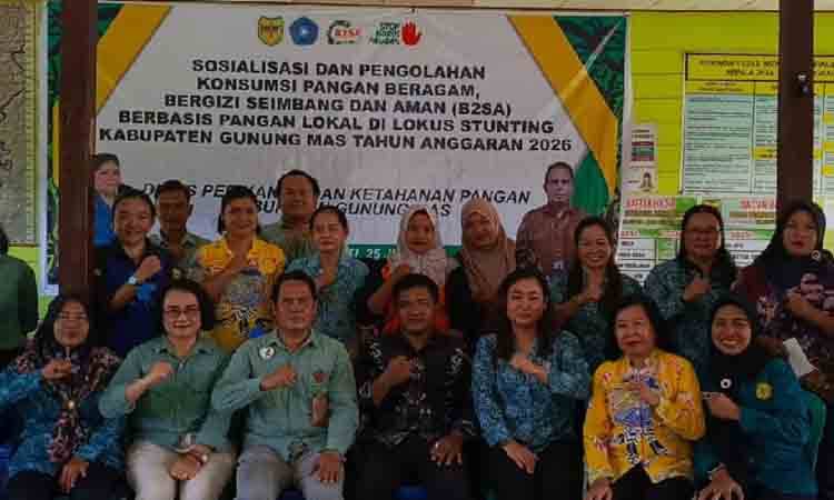 DPKP Gunung Mas Gendeng TP PKK Edukasi Masyarakat Terapkan Pola Konsumsi Pangan B2SA