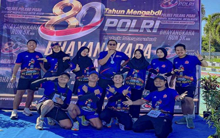 PLTU Pulang Pisau Ambil Bagian Meriahkan Bhayangkara Run 5K
