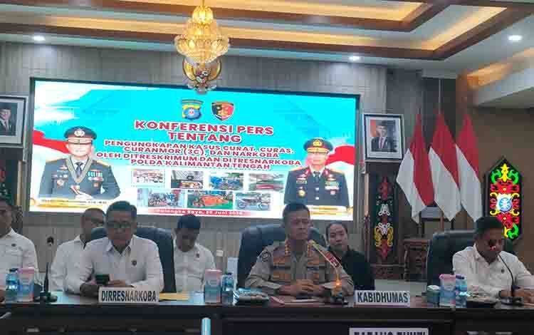 Polda Kalteng Ungkap 147 Kasus 3C Januari-Juni 2026, Kerugian Lebih Rp2 Miliar