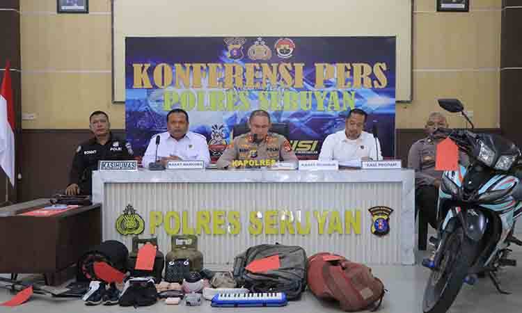 Polres Seruyan Ungkap 69 Kasus Kejahatan, 113 Tersangka Diamankan Sepanjang 2026