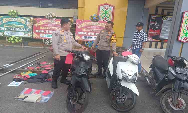 Polres Kotim Tangkap Pelaku Spesialis Curanmor di Sampit
